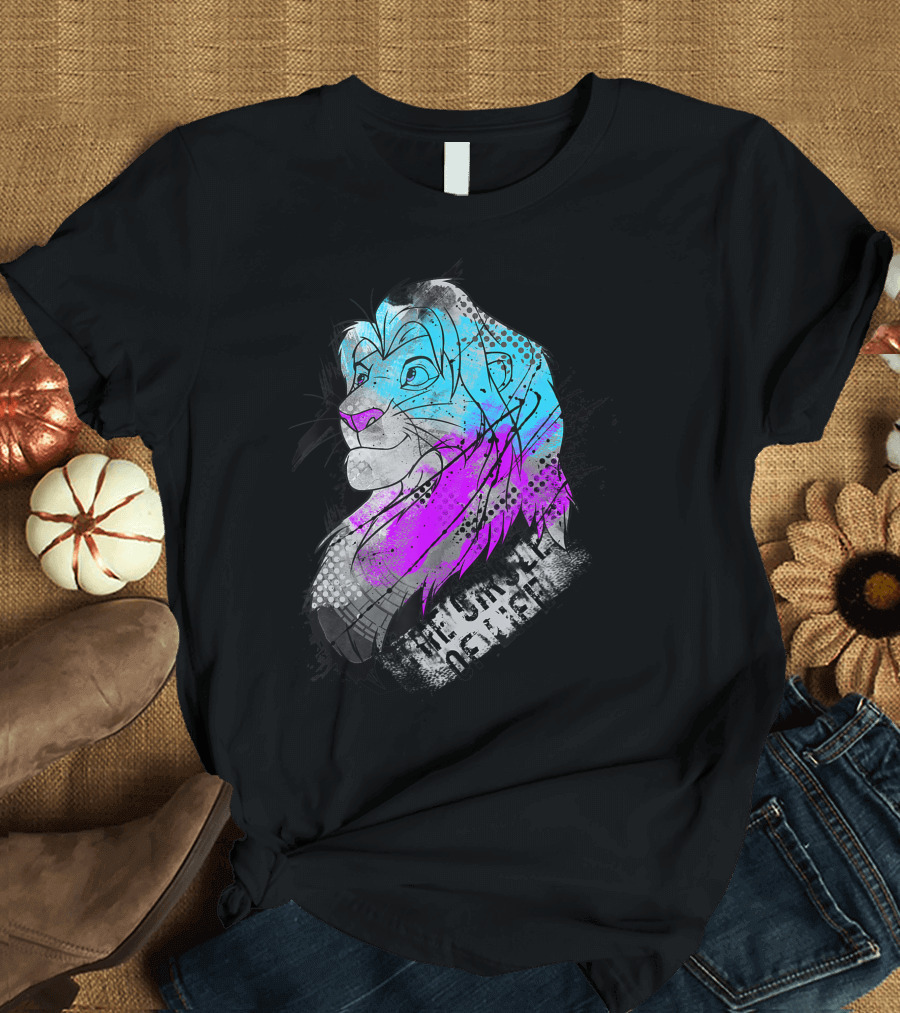 Disney Lion King Simba The Circle Of Life Splatter T-Shirt