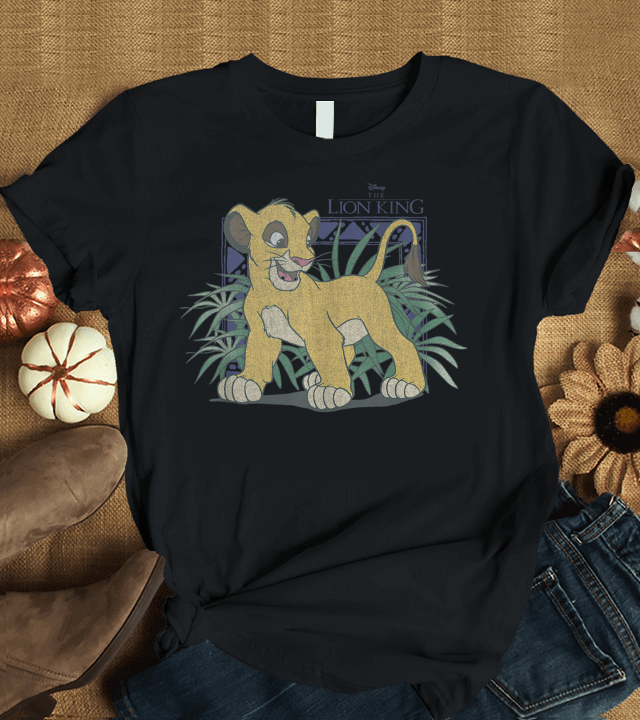 Lion King Young Simba Tropical Jungle Disney T-Shirt
