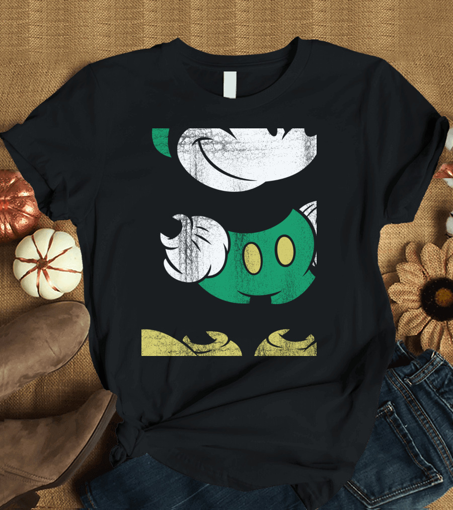 Disney Mickey Mouse Classic Vintage Style Green Day T-Shirt