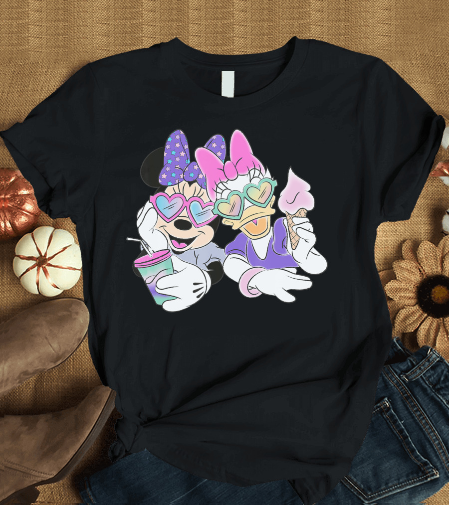 Disney Minnie Mouse Unicorn Daisy Ice Cream Fun T-Shirt