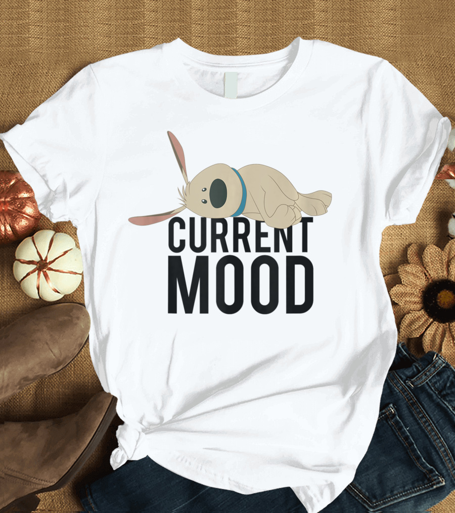 Disney Mulan Little Brother Current Mood Dog Lying Down T-Shirt