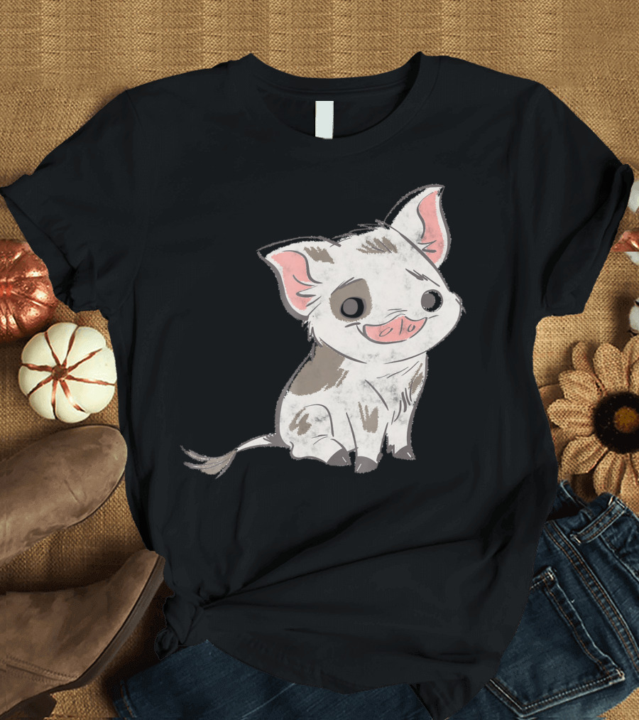 Disney Moana Pua Character Cute Cartoon T-Shirt
