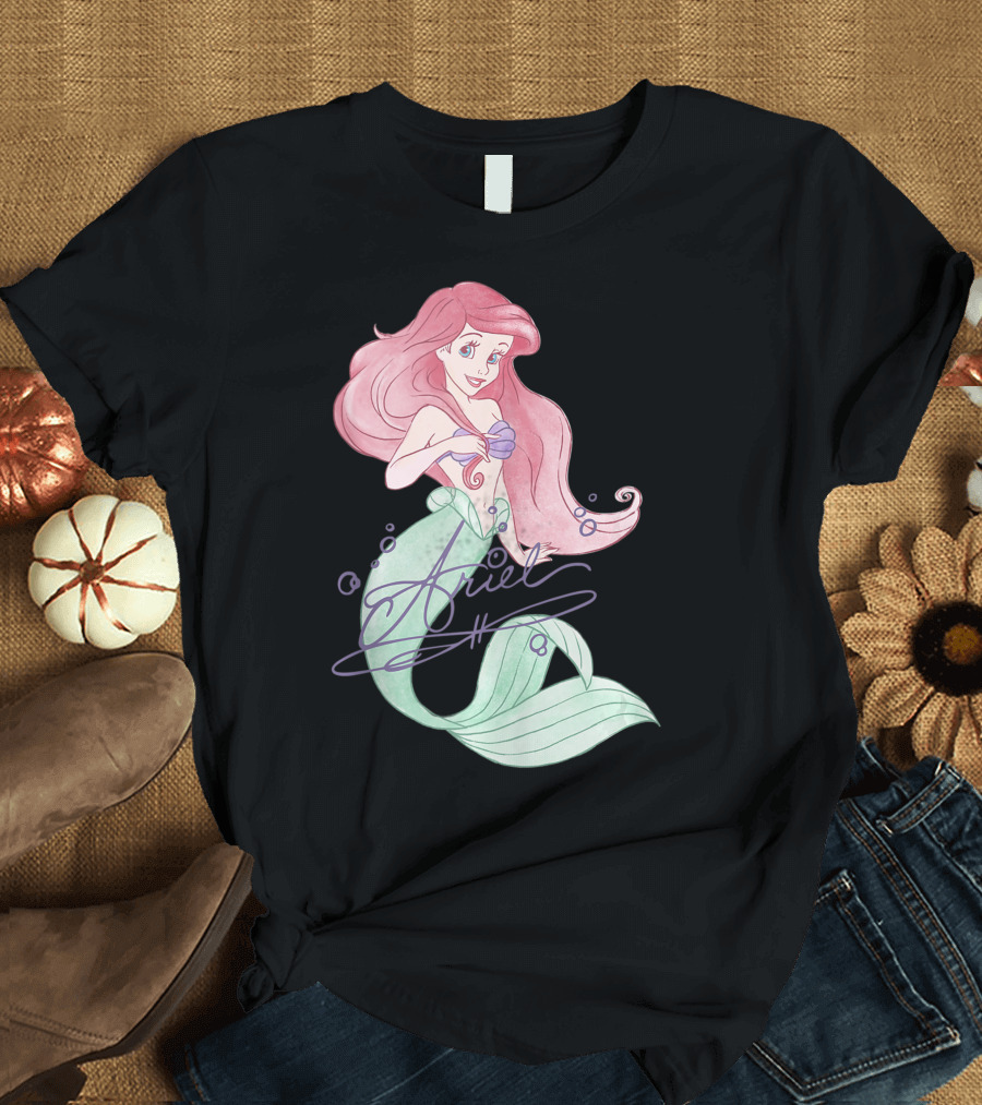 Disney The Little Mermaid Ariel Signature T-Shirt