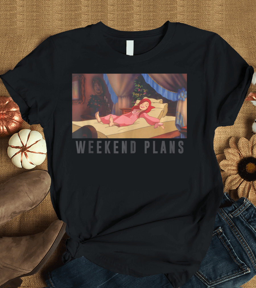 The Little Mermaid Ariel Relaxing Weekend Plans Disney T-Shirt