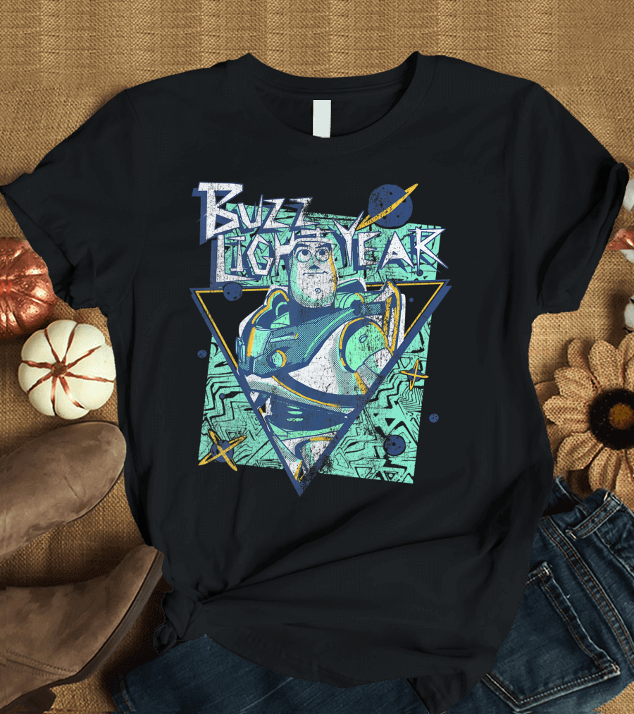 Buzz Lightyear Toy Story Retro Space Adventure Disney T-Shirt