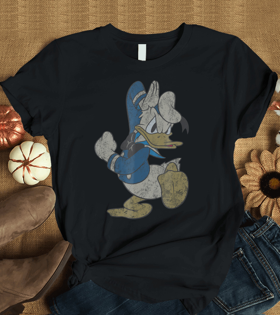Disney Vintage Angry Donald Duck Classic Pose T-Shirt