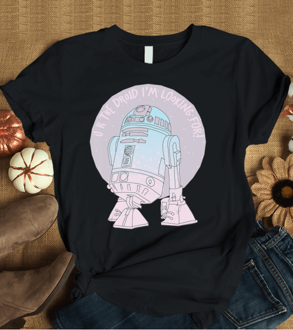 T-Shirt: Star Wars R2 D2 U R The Droid I'm Looking For Valentines Day T-Shirt Star Wars R2 D2 U R The Droid I'm Looking For Valentines Day T-Shirt