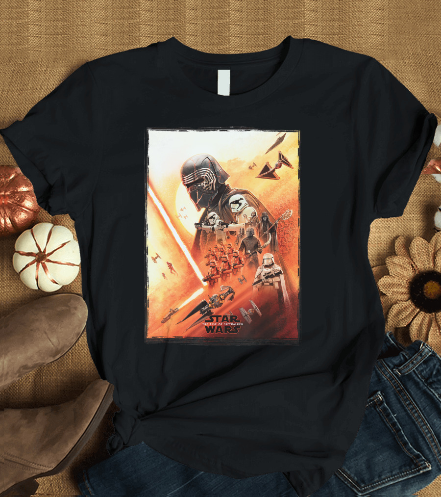 Star Wars The Rise Of Skywalker Kylo Ren Epic Battle Scene T-Shirt