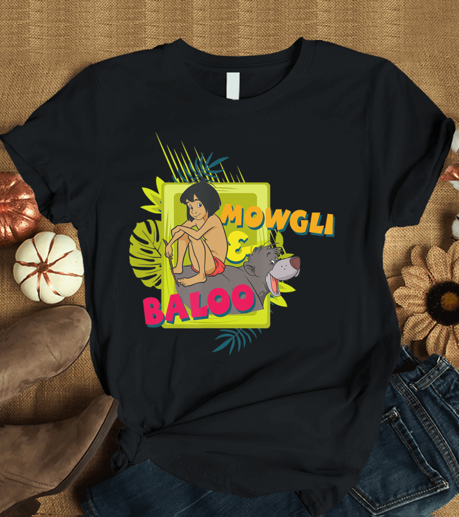Mowgli and Baloo The Jungle Book Disney T-Shirt
