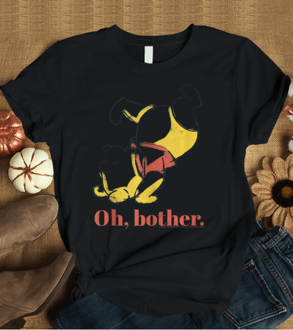 T-Shirt: Disney Winnie The Pooh Oh Bother Handstand Sketch T-Shirt Disney Winnie The Pooh Oh Bother Handstand Sketch T-Shirt