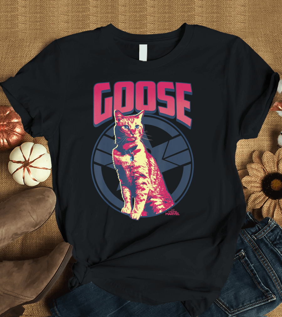 GOOSE Captain Marvel Tonal Portrait T-Shirt