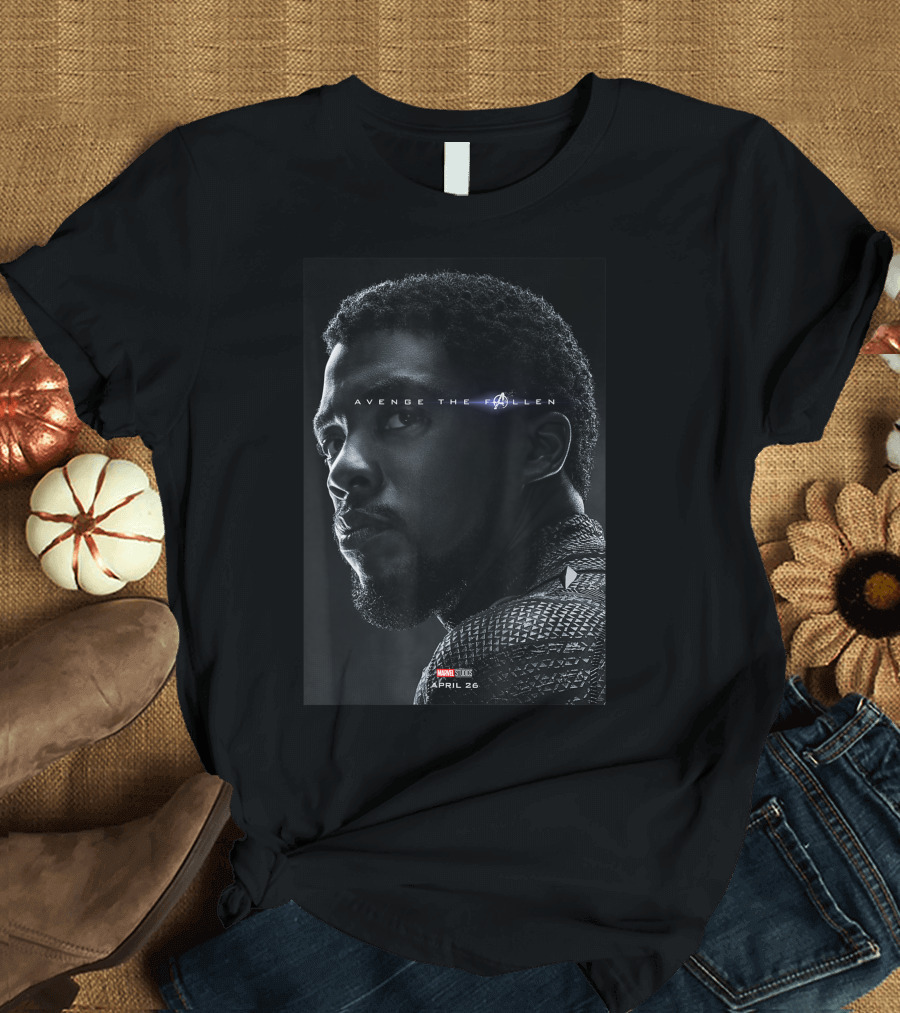 Marvel Avengers Endgame Avenge The Fallen Black Panther April 26 T-Shirt