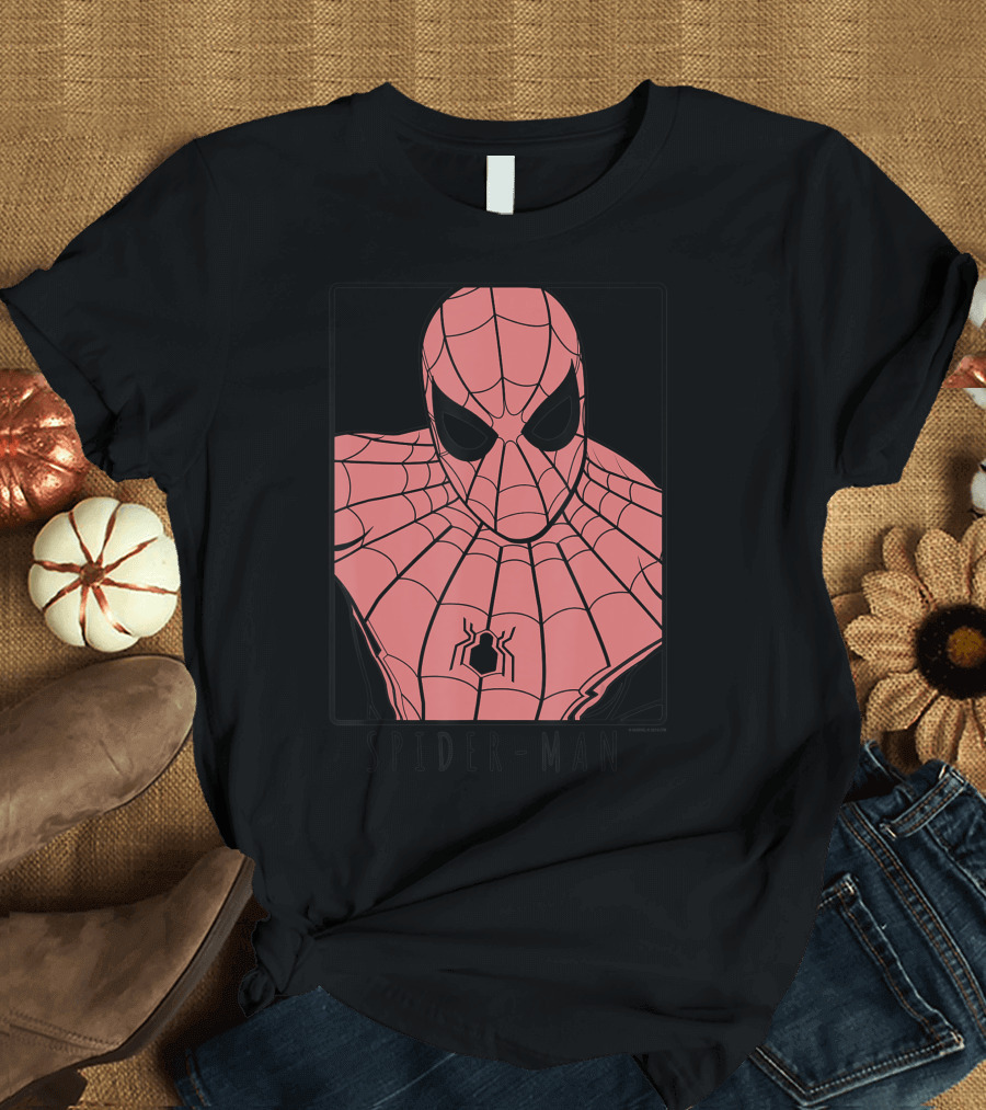 Spider Man Far From Home Ornate Masked Hero Marvel T-Shirt