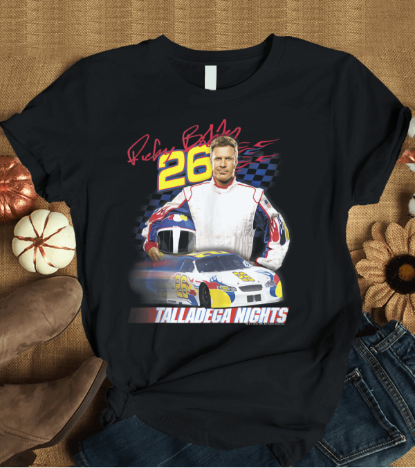 T-Shirt: Ricky Bobby 26 Talladega Nights Wonder Bread Race Car T-Shirt Ricky Bobby 26 Talladega Nights Wonder Bread Race Car T-Shirt