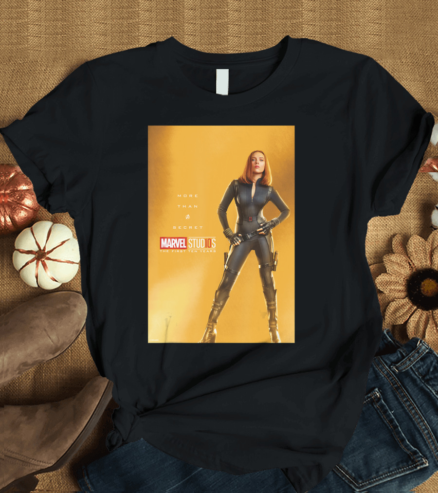 Marvel Studios The First Ten Years More Than a Secret Black Widow T-Shirt