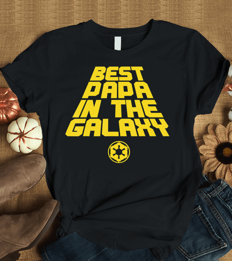 Star Wars Best Papa In The Galaxy Imperial T-Shirt