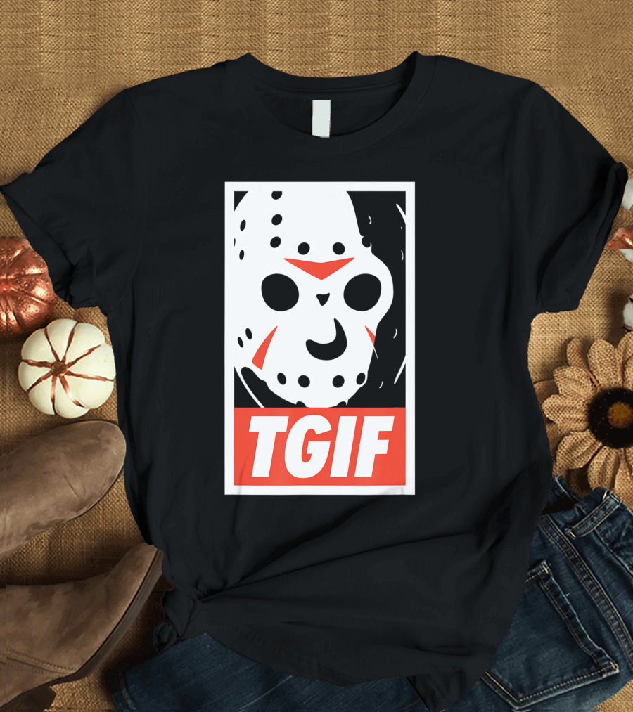 Friday the 13th Jason Mask TGIF ShirtWoot T-Shirt