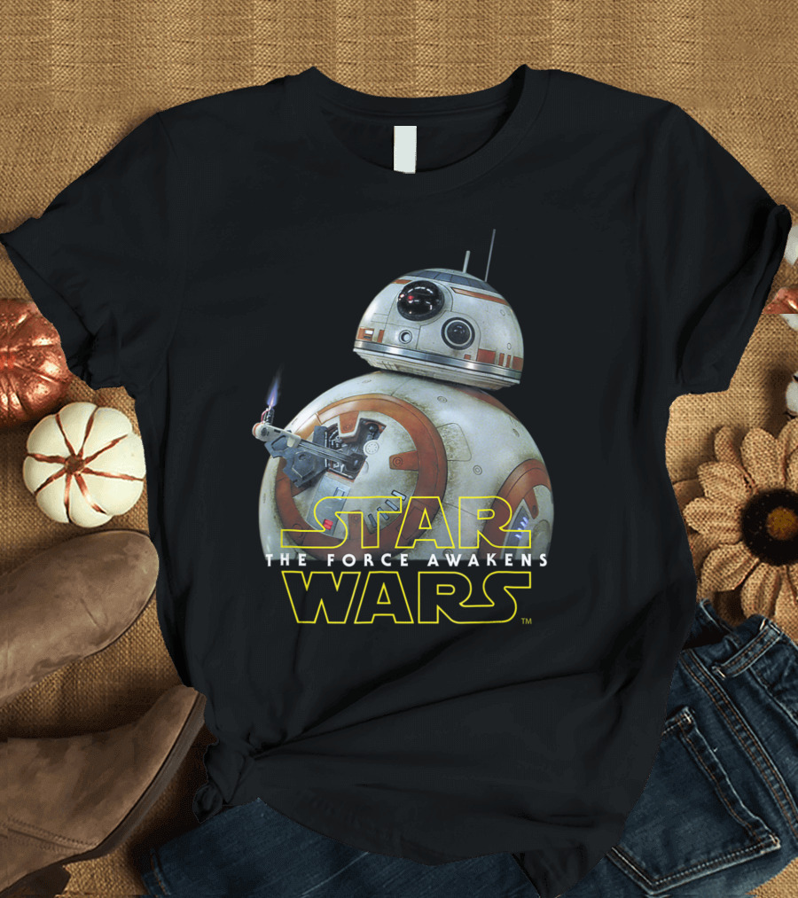 Star Wars The Force Awakens BB-8 Lighter Episode 7 T-Shirt