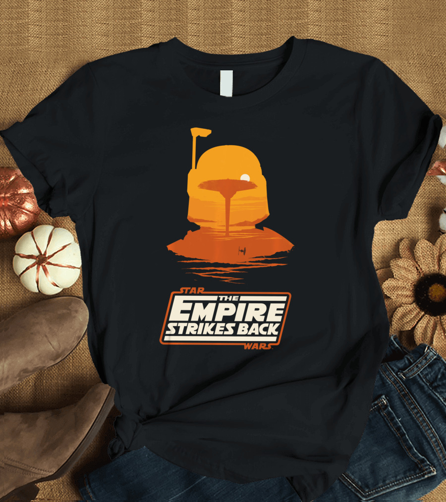 Star Wars The Empire Strikes Back Cloud City Boba Fett Iconic Scene T-Shirt