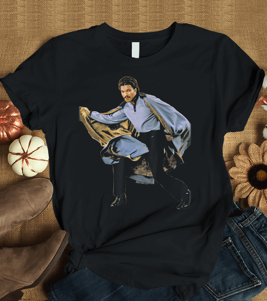 Star Wars Lando Calrissian Character Cape Pose T-Shirt