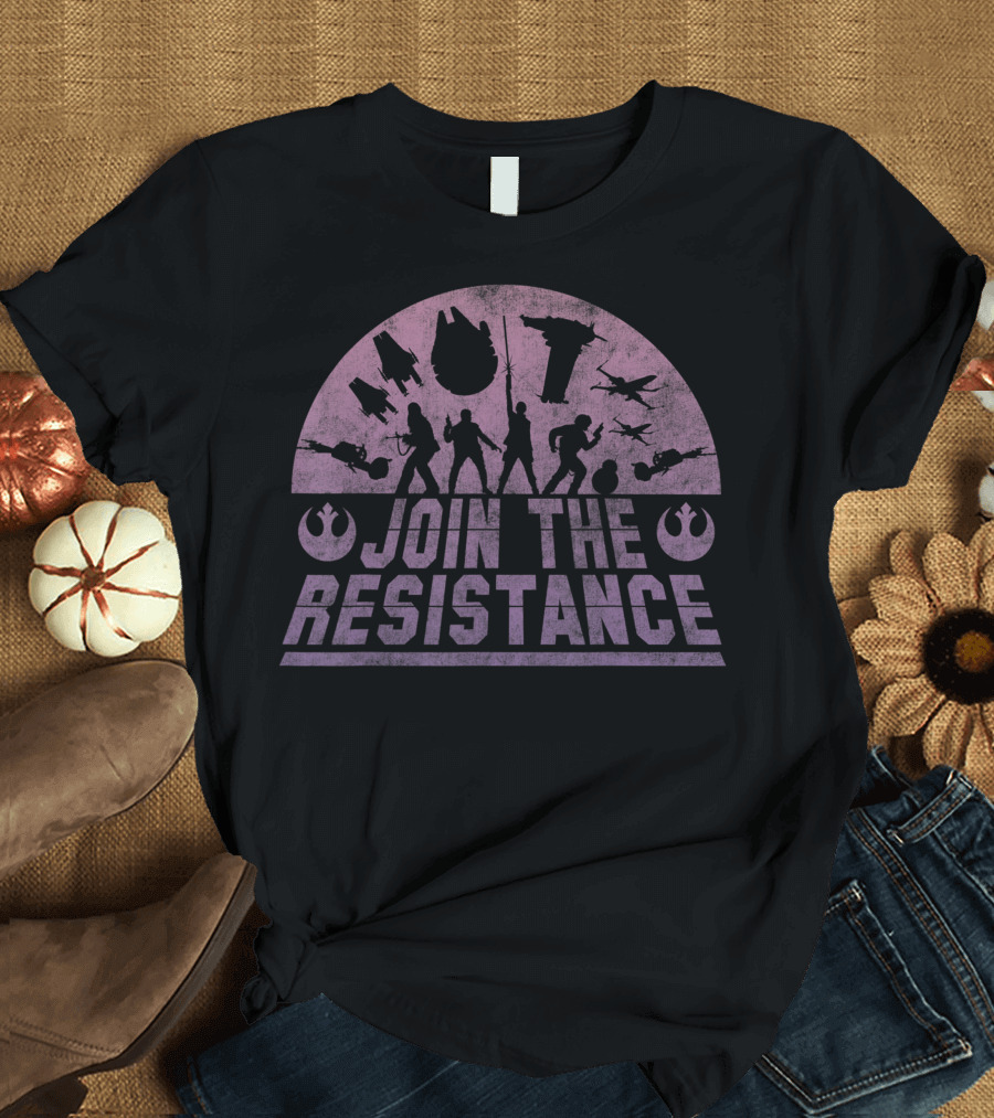 Star Wars The Last Jedi Join The Resistance Silhouette 3G T-Shirt
