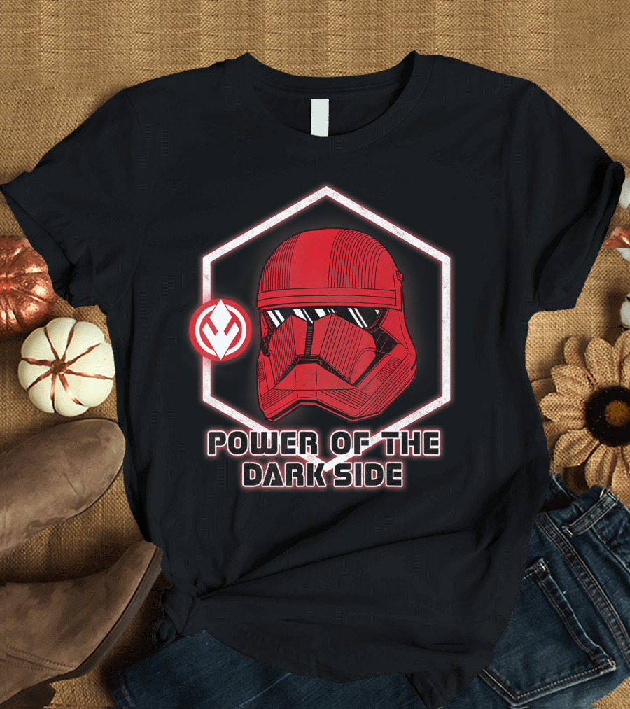 Sith Trooper Red Helmet Power of the Dark Side Star Wars T-Shirt
