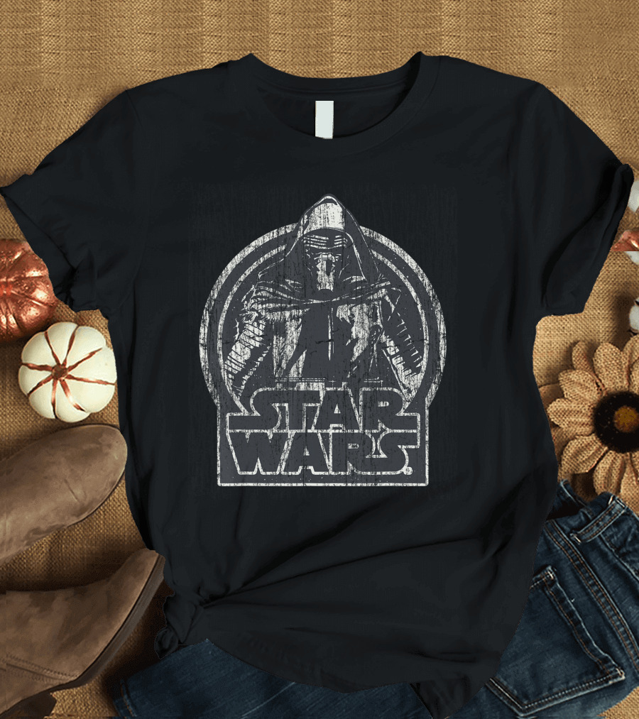 Star Wars The Force Awakens Kylo Ren Iconic Character Circle Emblem T-Shirt