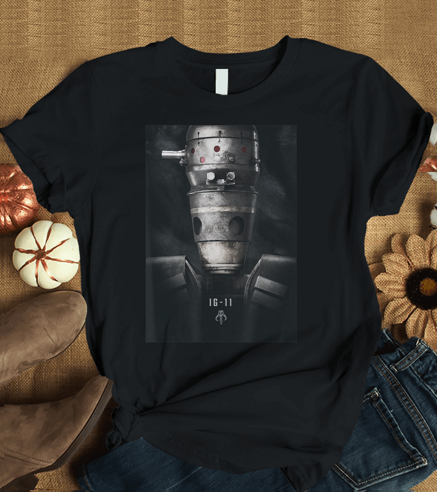 Star Wars The Mandalorian IG-11 Droid Head Close-Up T-Shirt