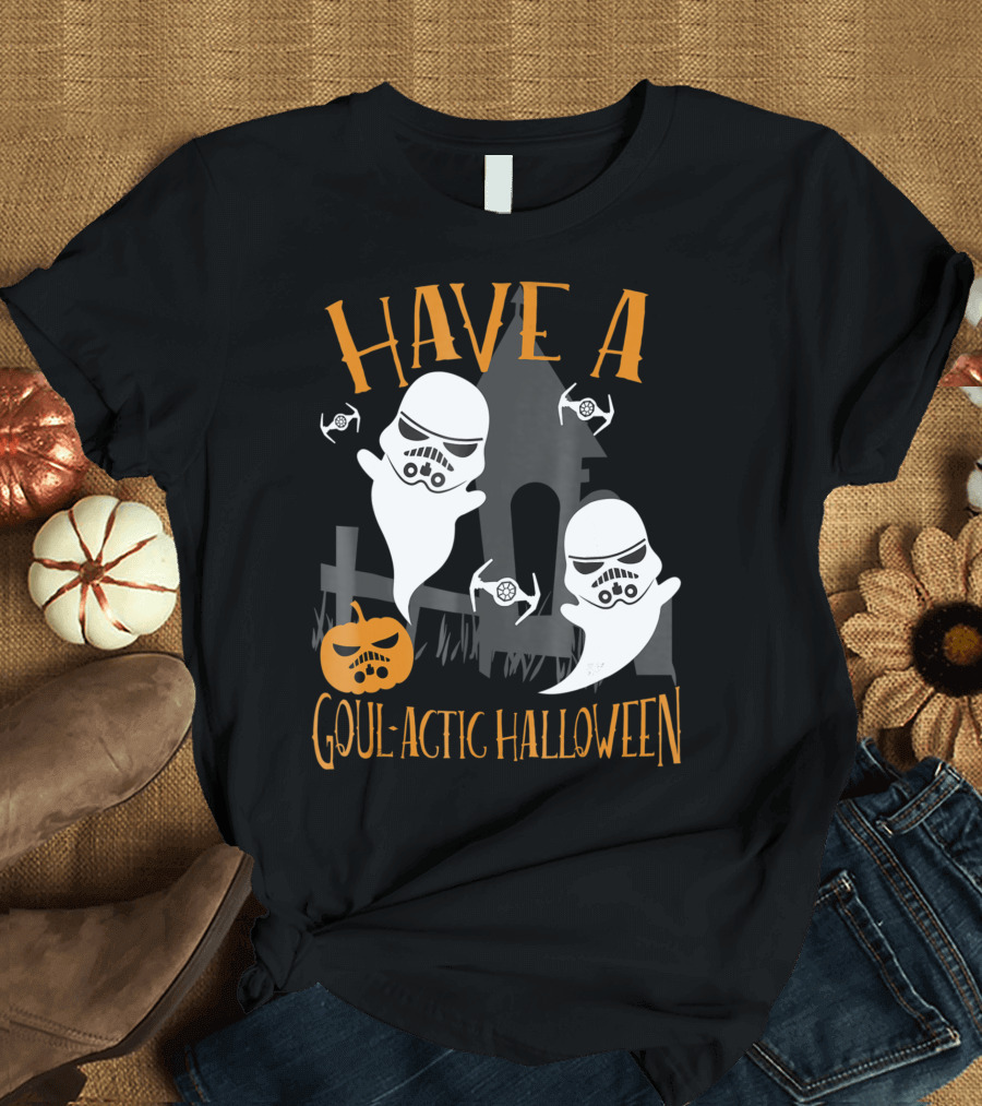 Have a Star Wars Trooper Ghosts Goulactic Halloween T-Shirt