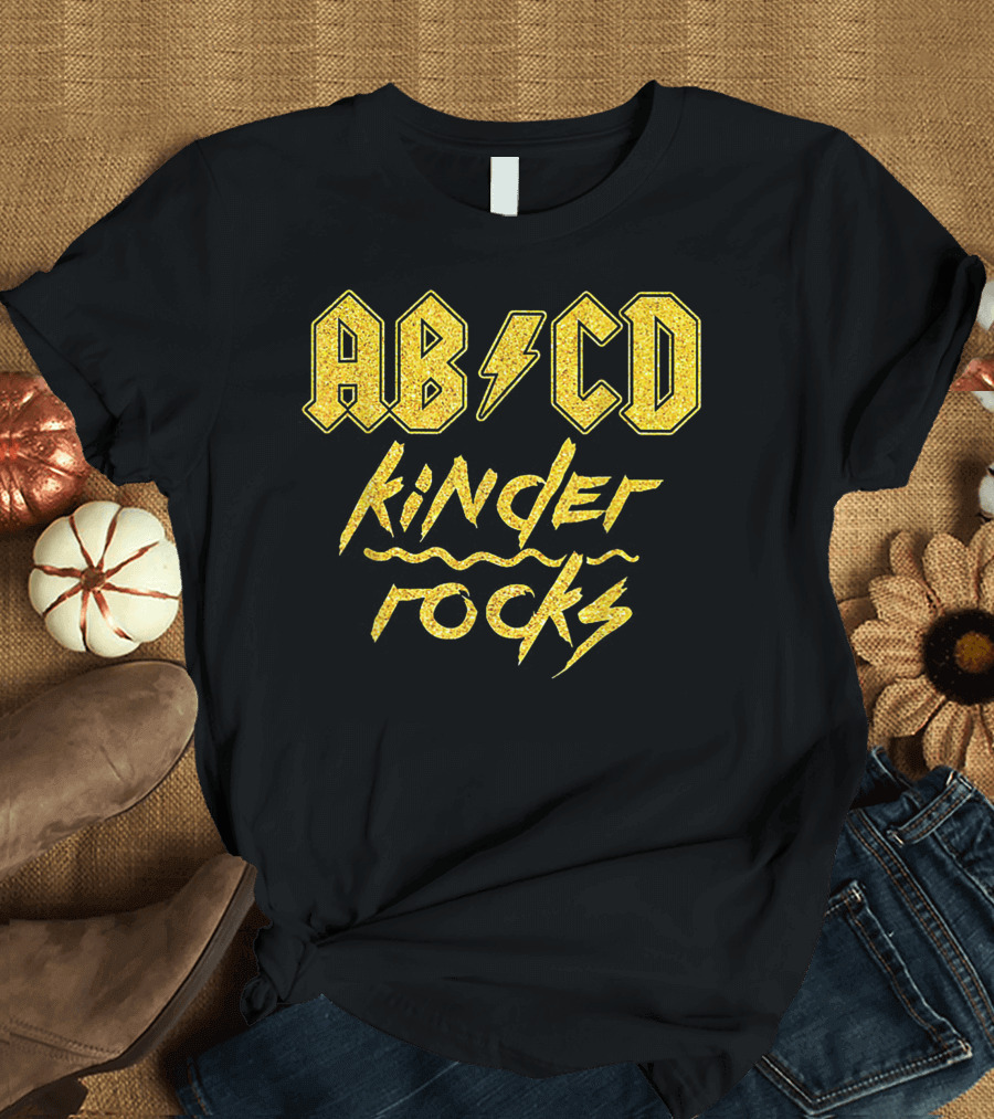 ABCD Kinder Rocks Teacher T-Shirt