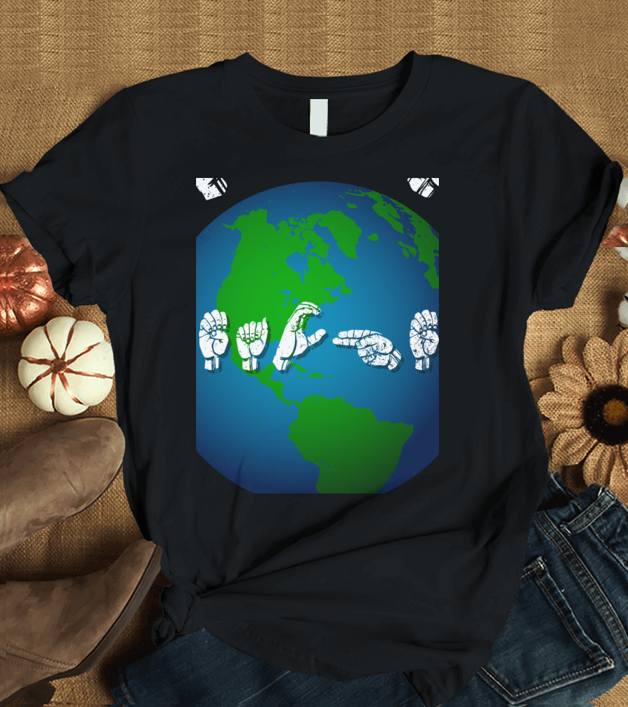 American Sign Language World Best Teacher T-Shirt