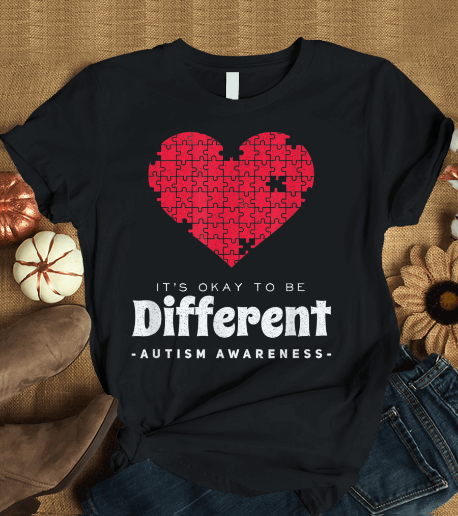 It's Okay to Be Different Autism Awareness T-Shirt
