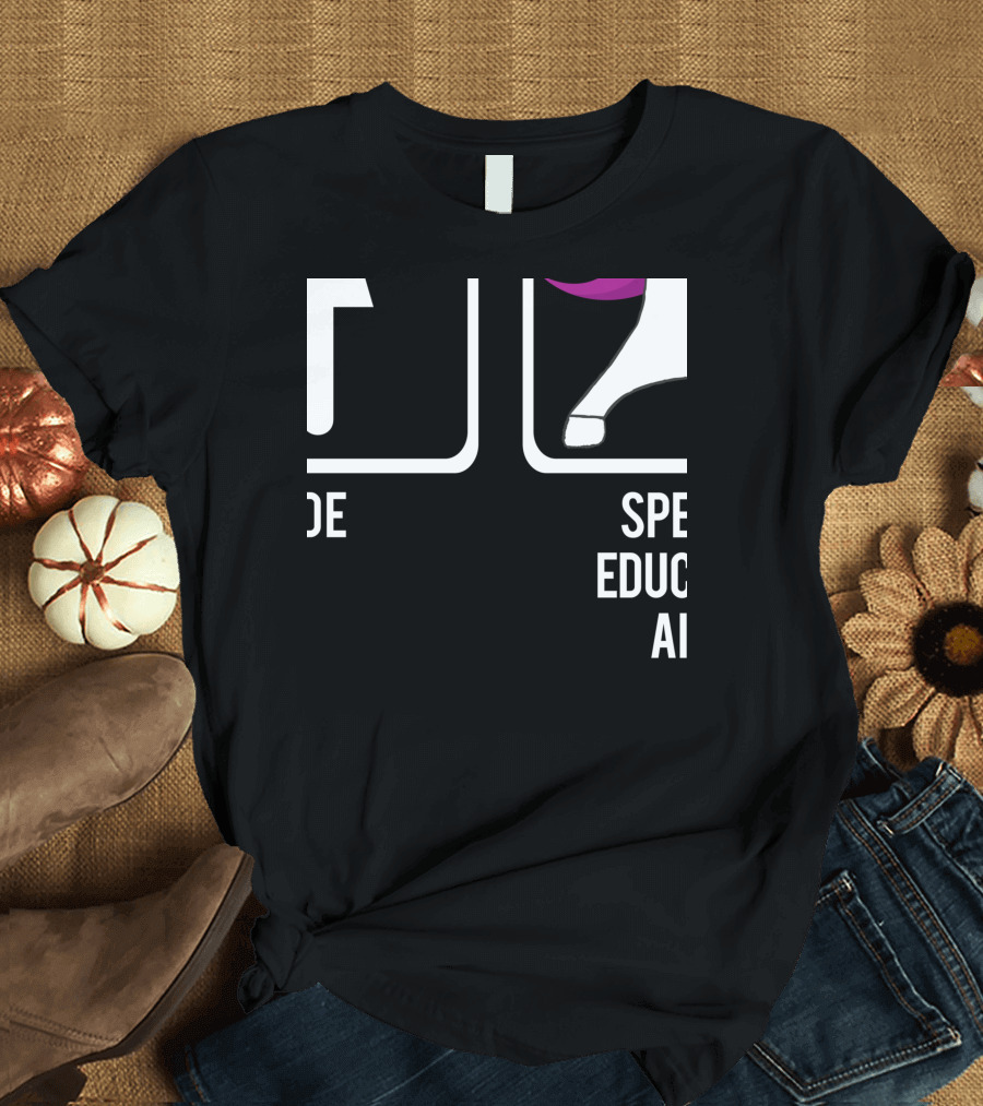 Special Education Aide Dabbing Unicorn Thank You T-Shirt