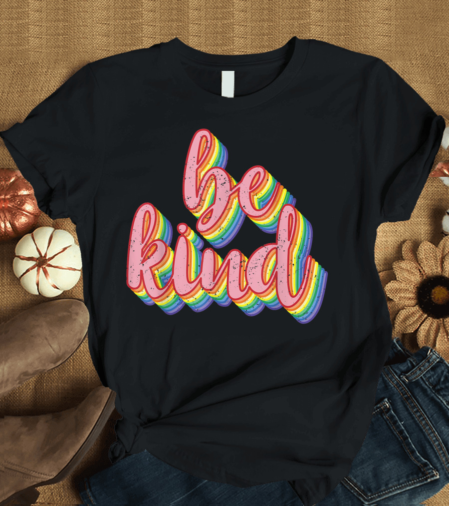 Be Kind Rainbow Growth Mindset T-Shirt