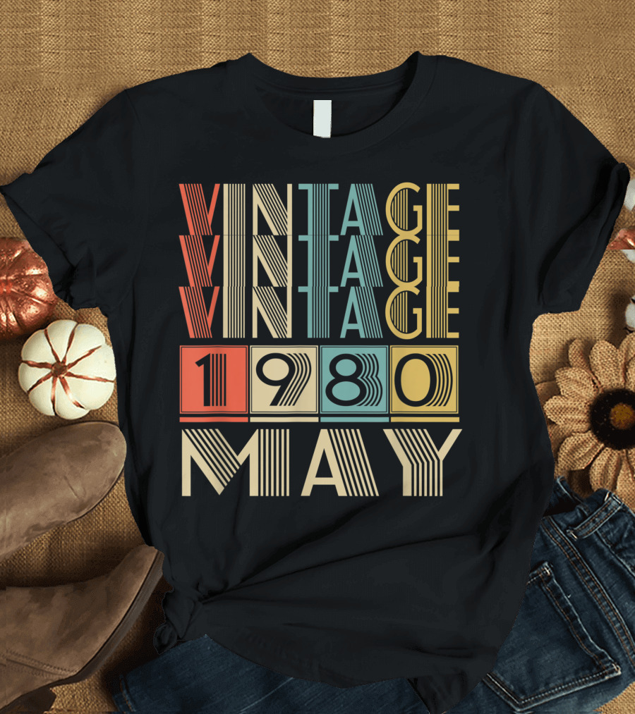 Vintage 1980 May T-Shirt