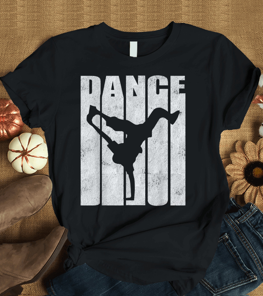 Hip Hop Breakdance B Boy Dance Silhouette Cool T-Shirt