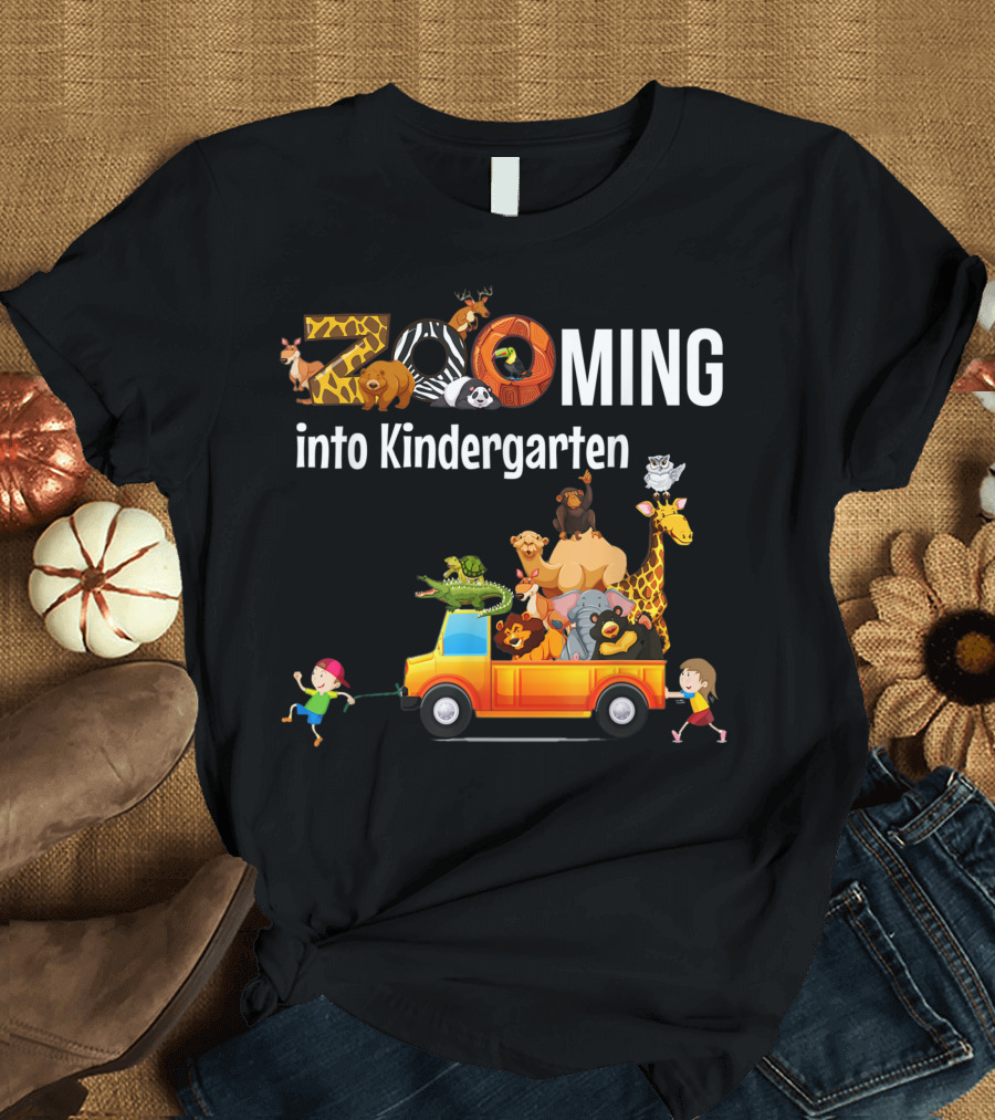 ZOOMING into Kindergarten Zoo Adventure T-Shirt