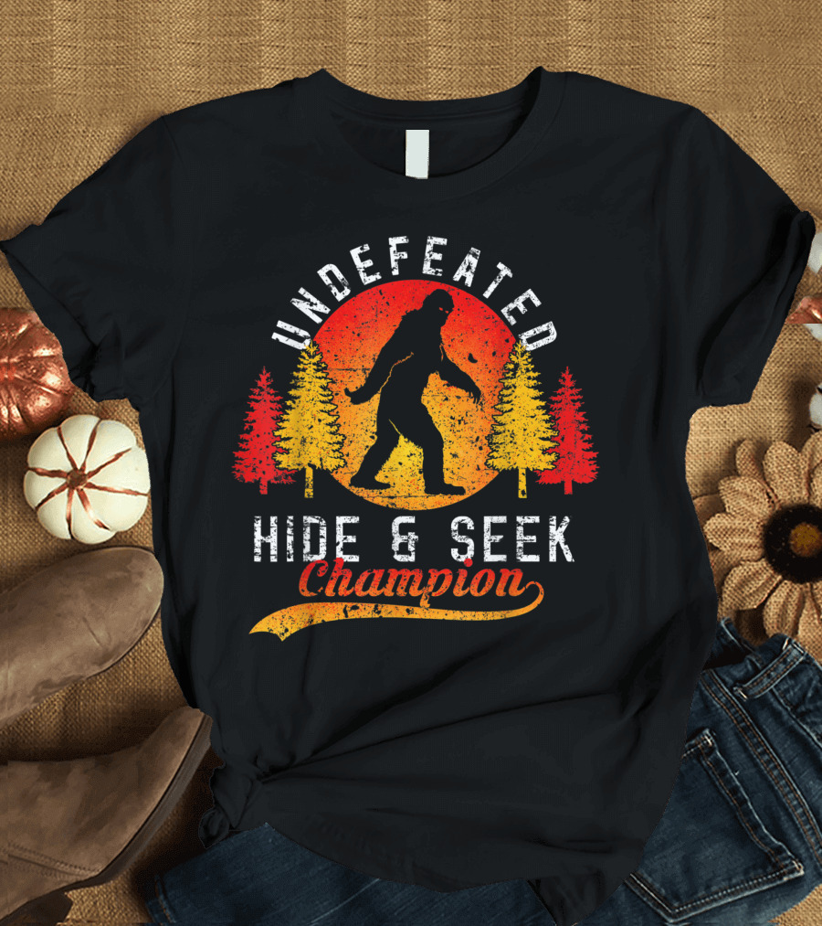 Undefeated Bigfoot Hide And Seek Champion Vintage Classic T-Shirt