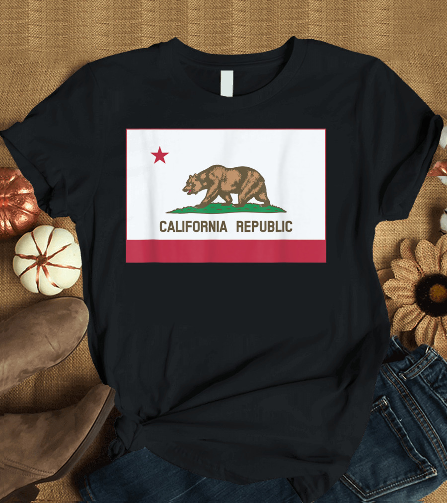 California Republic Flag Bear T-Shirt
