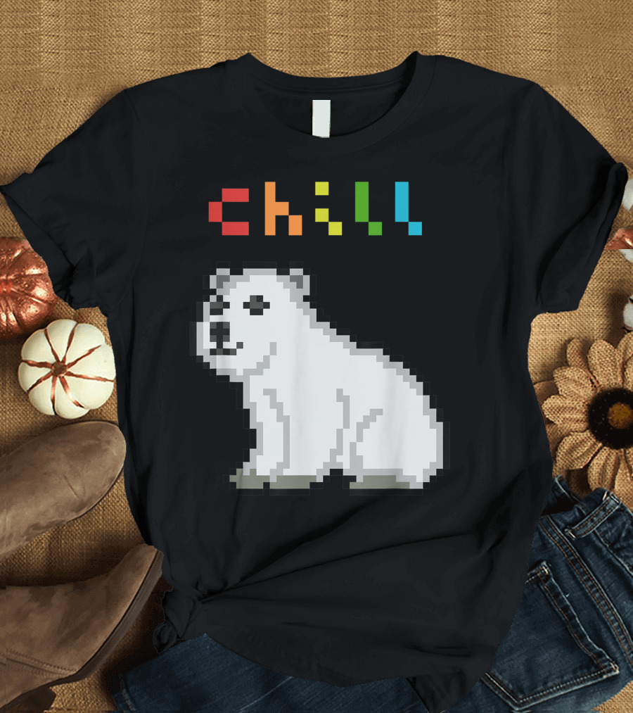 Chill Pixel Polar Bear T-Shirt