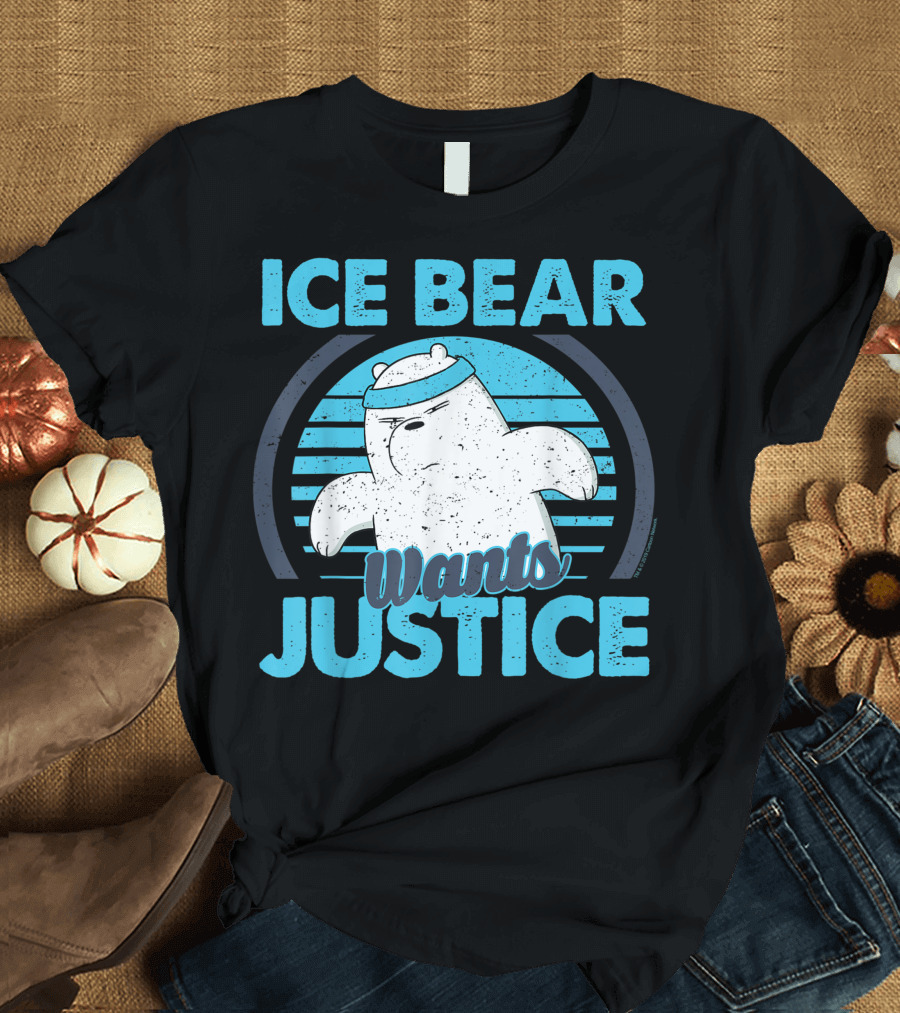 We Bare Bears Ice Bear Wants Justice T-Shirt