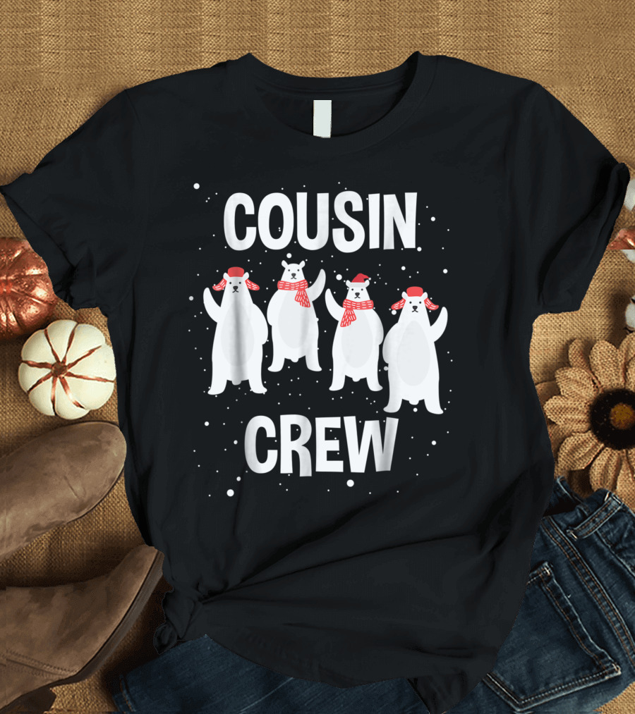 Cousin Crew Christmas Polar Bear Family Pajamas T-Shirt