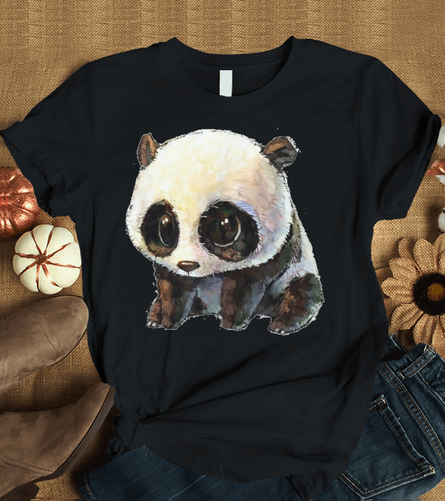 Adorable Baby Panda Illustration for Panda Enthusiasts T-Shirt