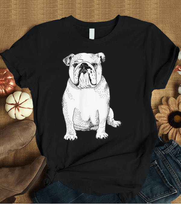 T-Shirt: Cute English Bulldog T-Shirt Cute English Bulldog T-Shirt