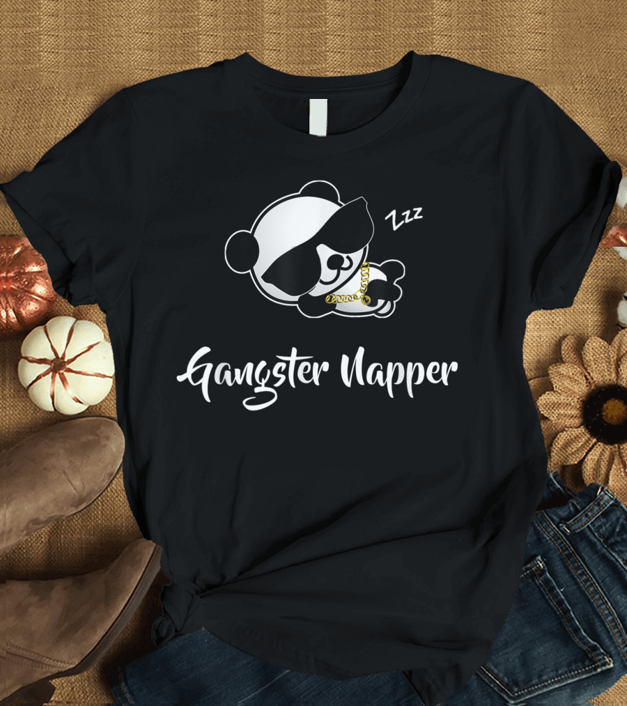 Gangster Napper Sleep Panda Bear Kawaii Zzz Cool Chain T-Shirt