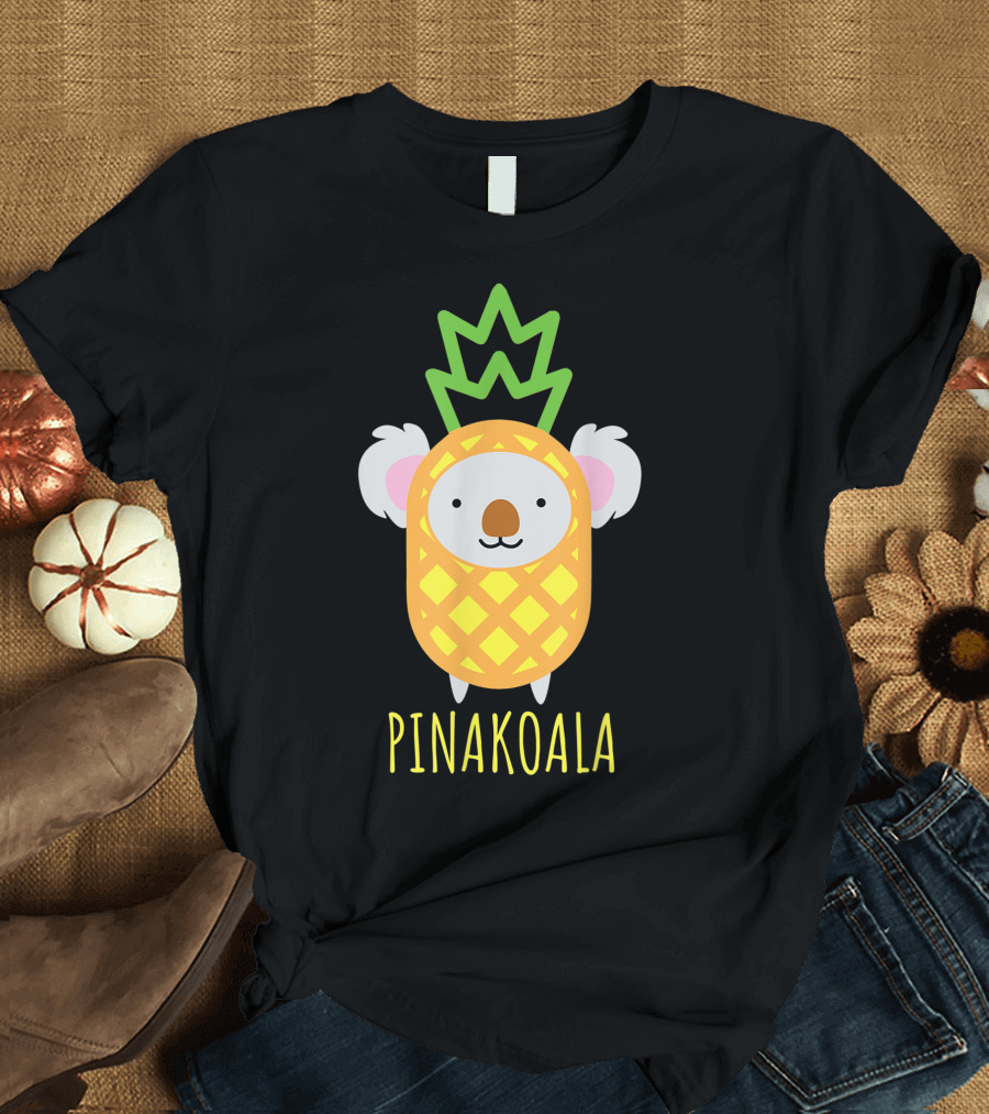 Pinakoala Koala Bear Pina Colada Pineapple Costume T-Shirt