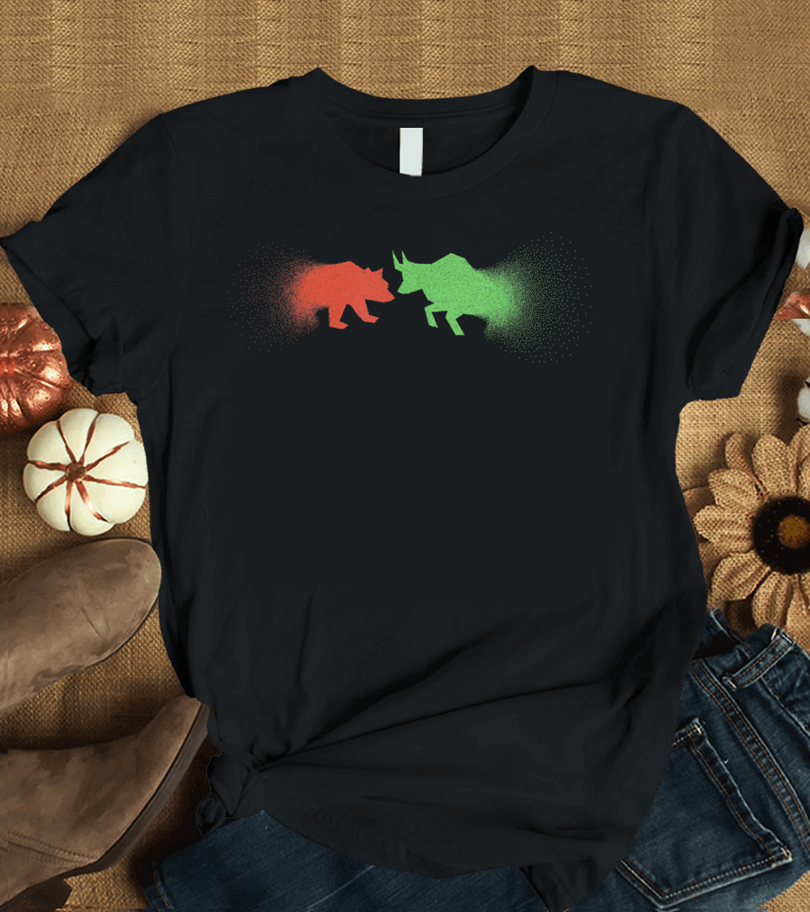 Mens Bulls And Bears Stock Market Trader Make Money Investing T-Shirt