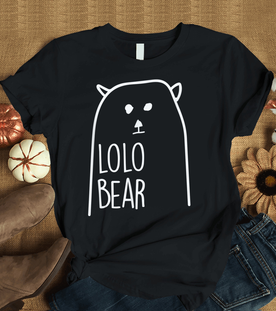 Lolo Bear Filipino Grandpa Dad Family Matching Fathers Fathers Day T-Shirt