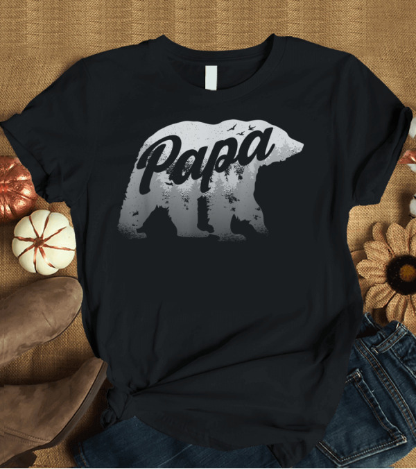 T-Shirt: Papa Bear Daddy Father Protector Polar T-Shirt Papa Bear Daddy Father Protector Polar T-Shirt