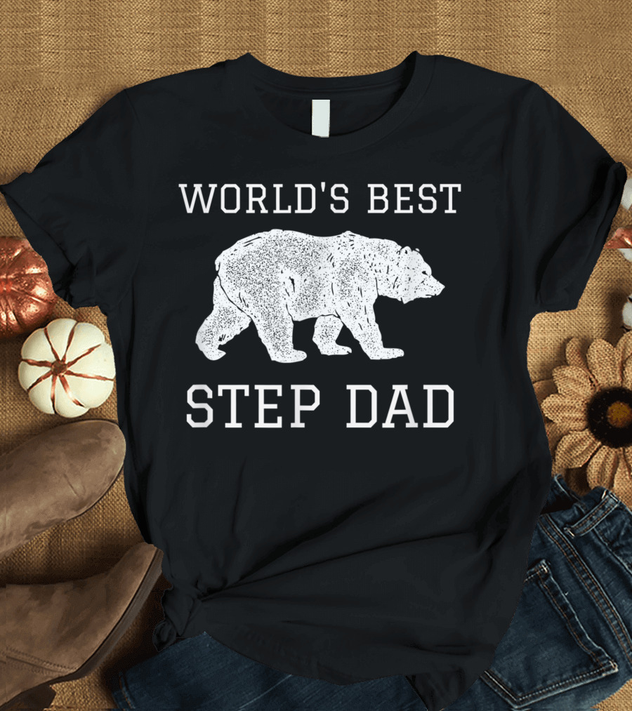 World's Best Step Dad Bear T-Shirt
